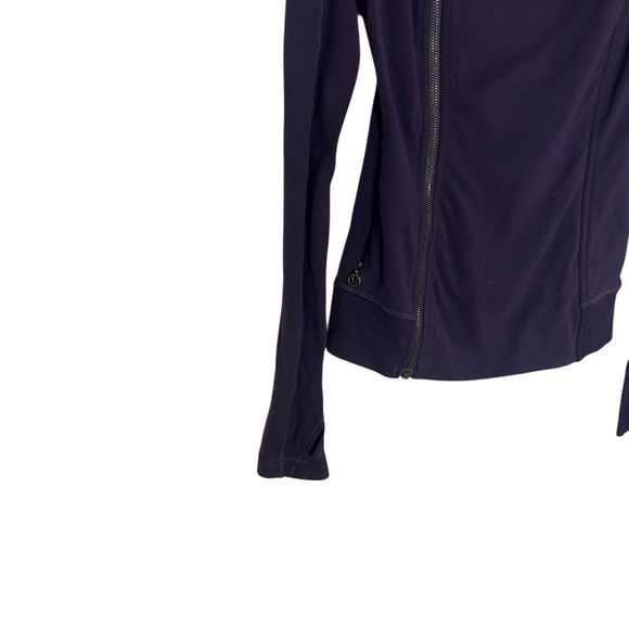 Lululemon Bhakti Yoga Jacket- Black Grape Athletic Jacket- Size 4 - Picture 12 of 15